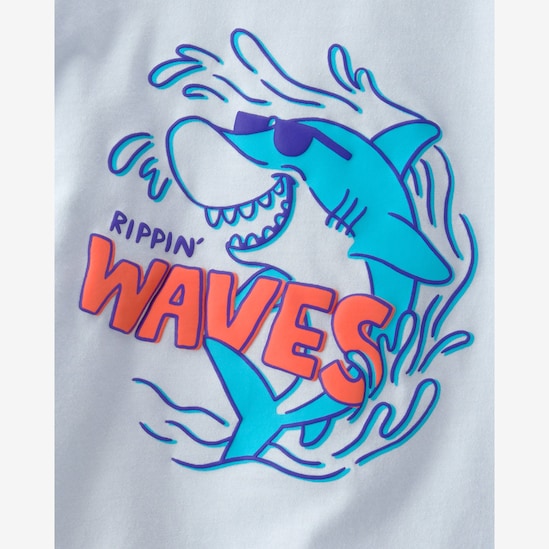 Conjunto curto infantil 2 peças waves - multicor | Carter's