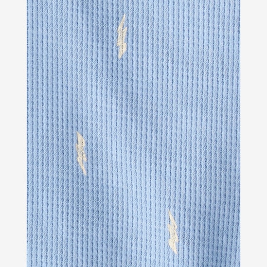 Conjunto longo bebê 2 peças raios - azul | Carter's