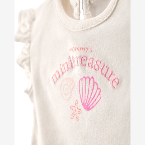 Conjunto longo bebê 2 peças conchas - multicor | Carter's