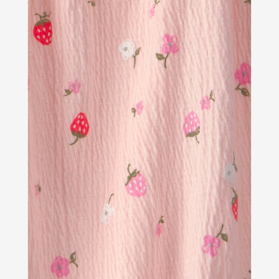 Conjunto curto bebê 2 peças frutinhas - rosa | Carter's