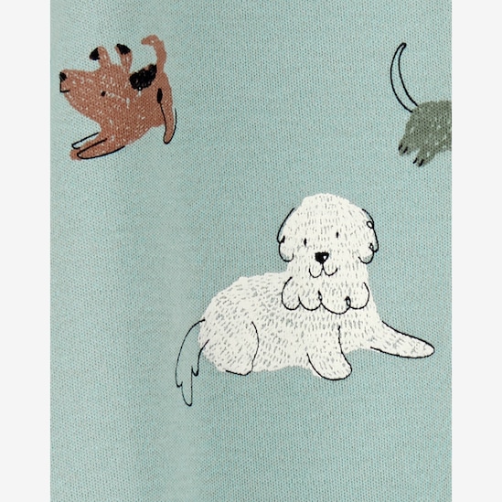 Macacão bebê com pezinho cachorro - verde | Carter's