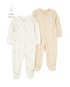 Kit macacão bebê 2 peças estampadas - multicor | Carter's