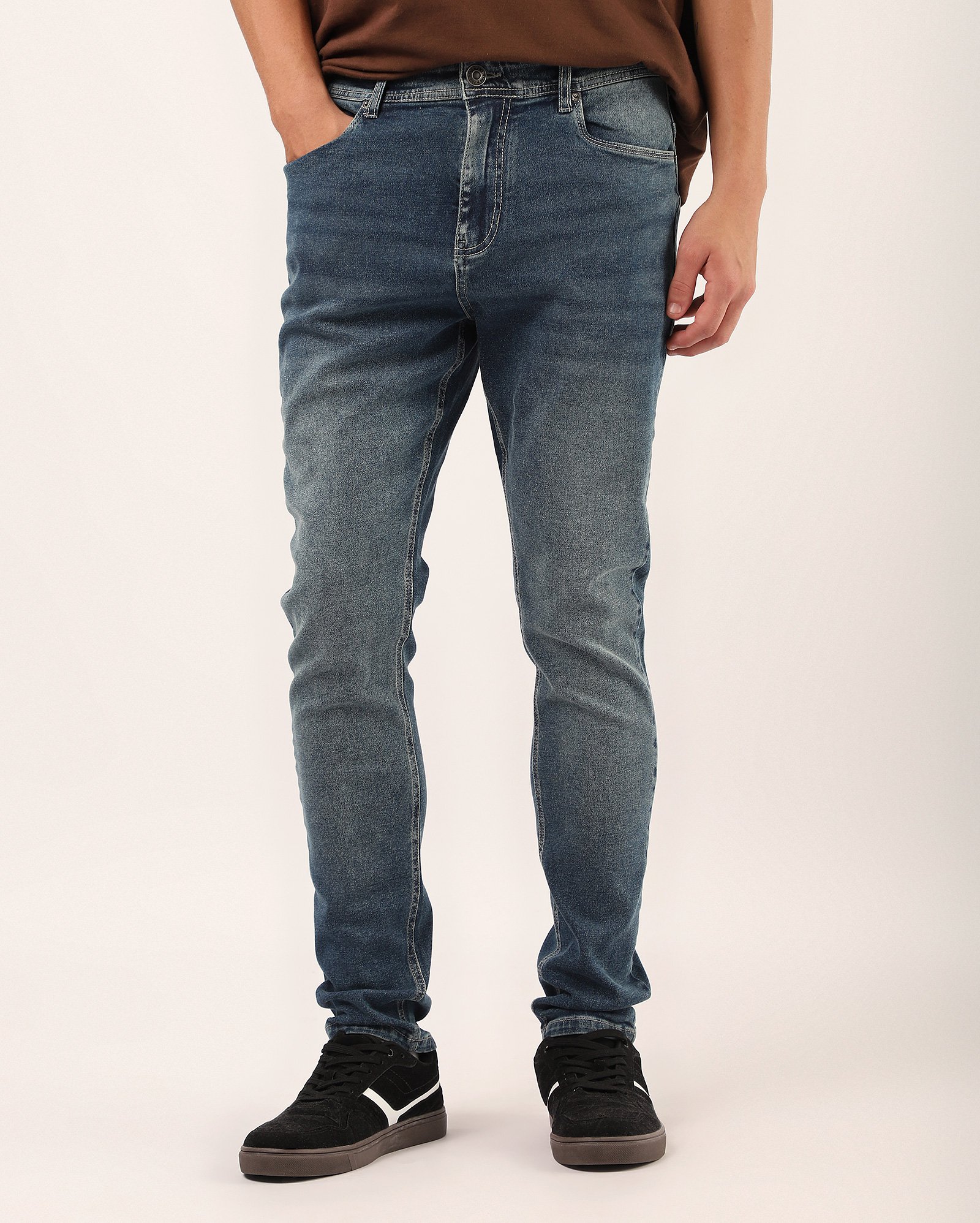 Riachuelo | Calça jeans masculina skinny - denim escuro | Pool Jeans