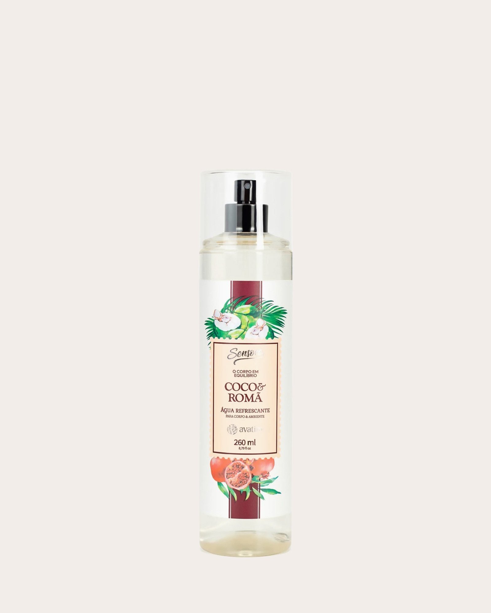 Body splash Coco & Romã 260ml | Avatim