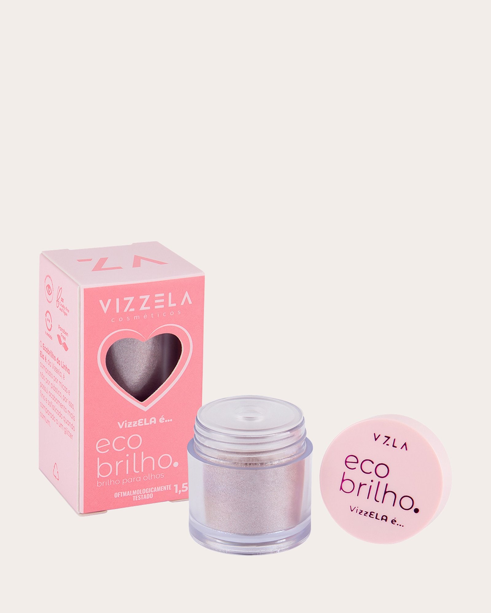 Sombra Ecobrilho cor Ela é Confiante 1,5g | Vizzela