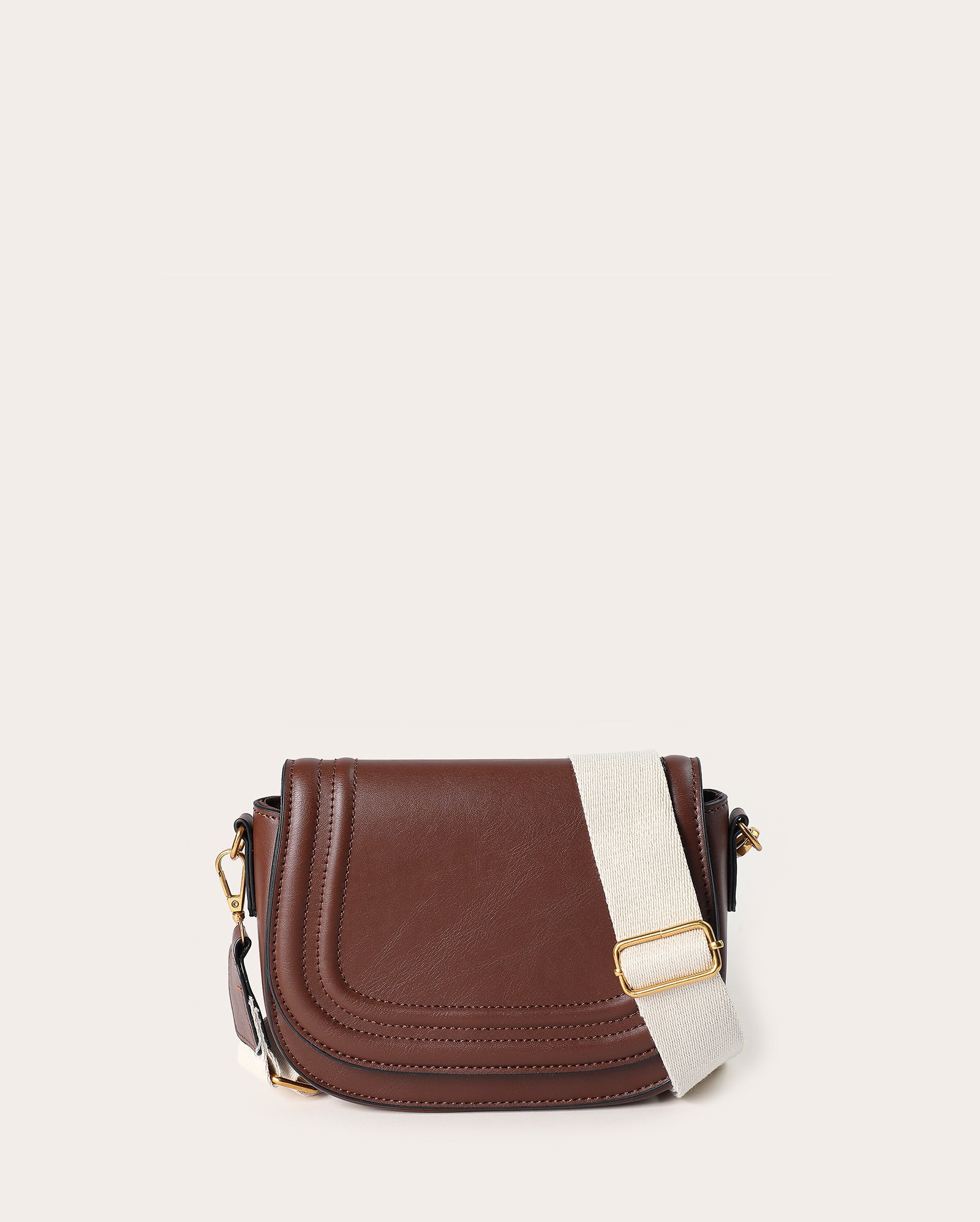 Bolsa feminina saddle - marrom