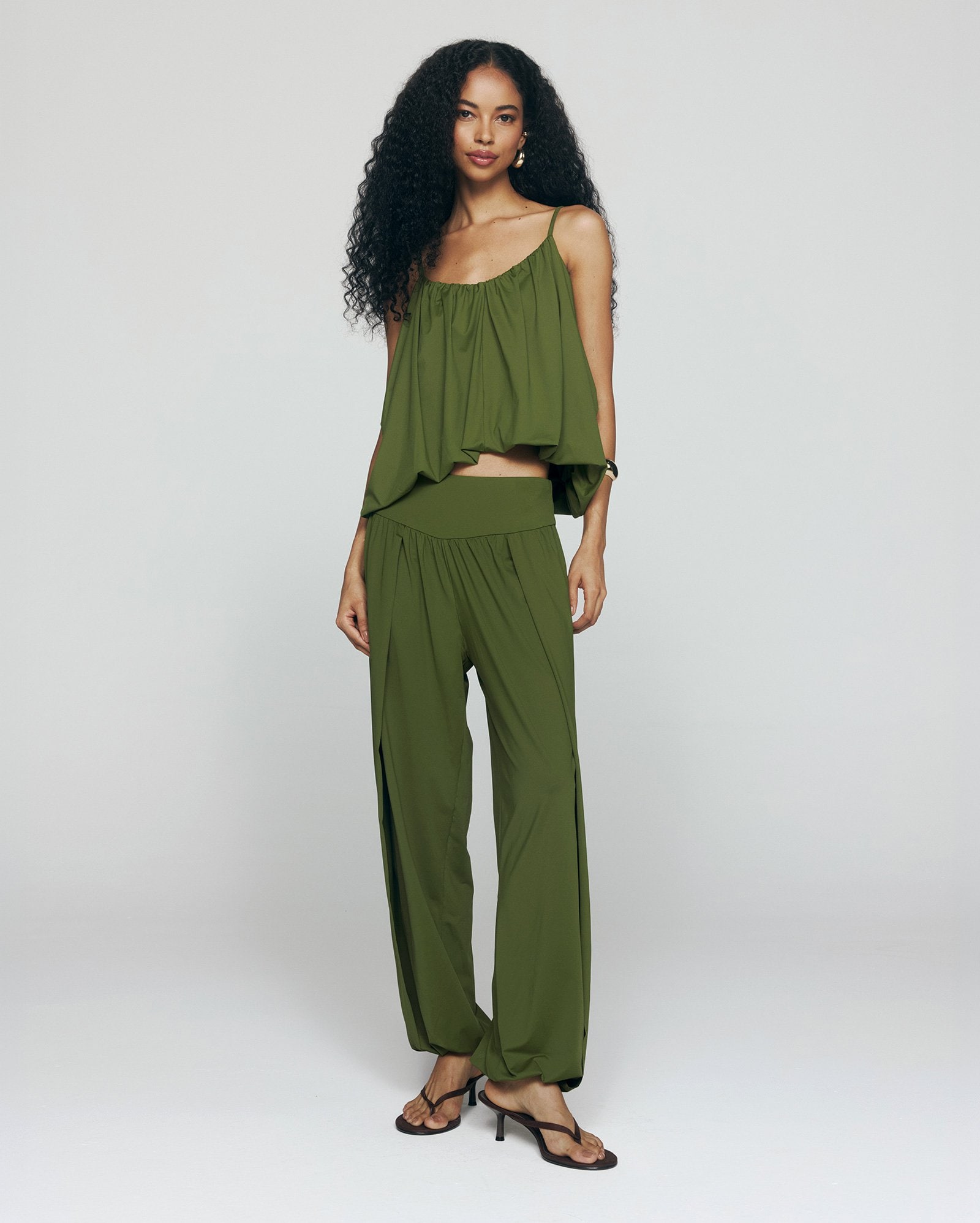Calça feminina aladim - verde