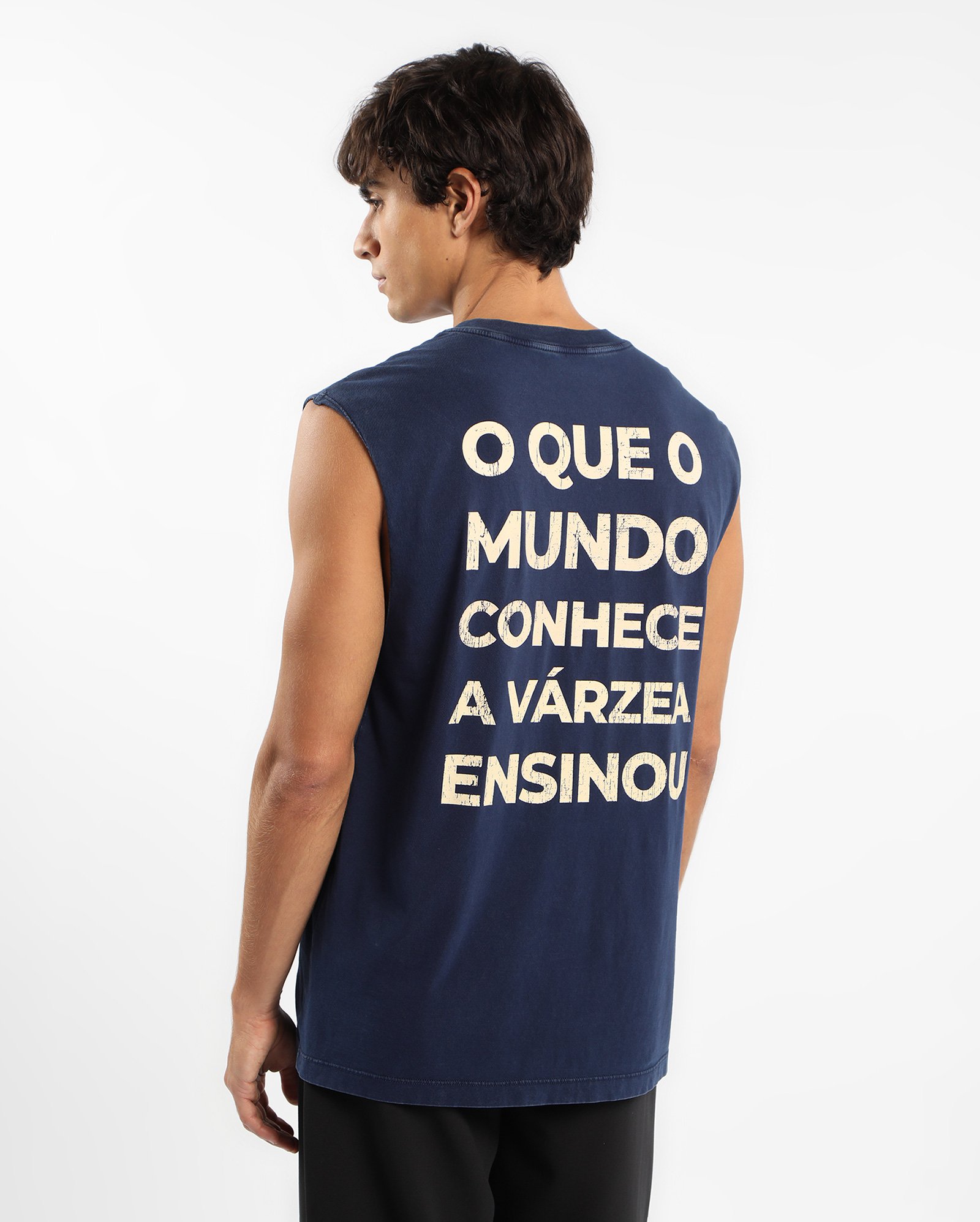 Regata masculina sleeveless - azul