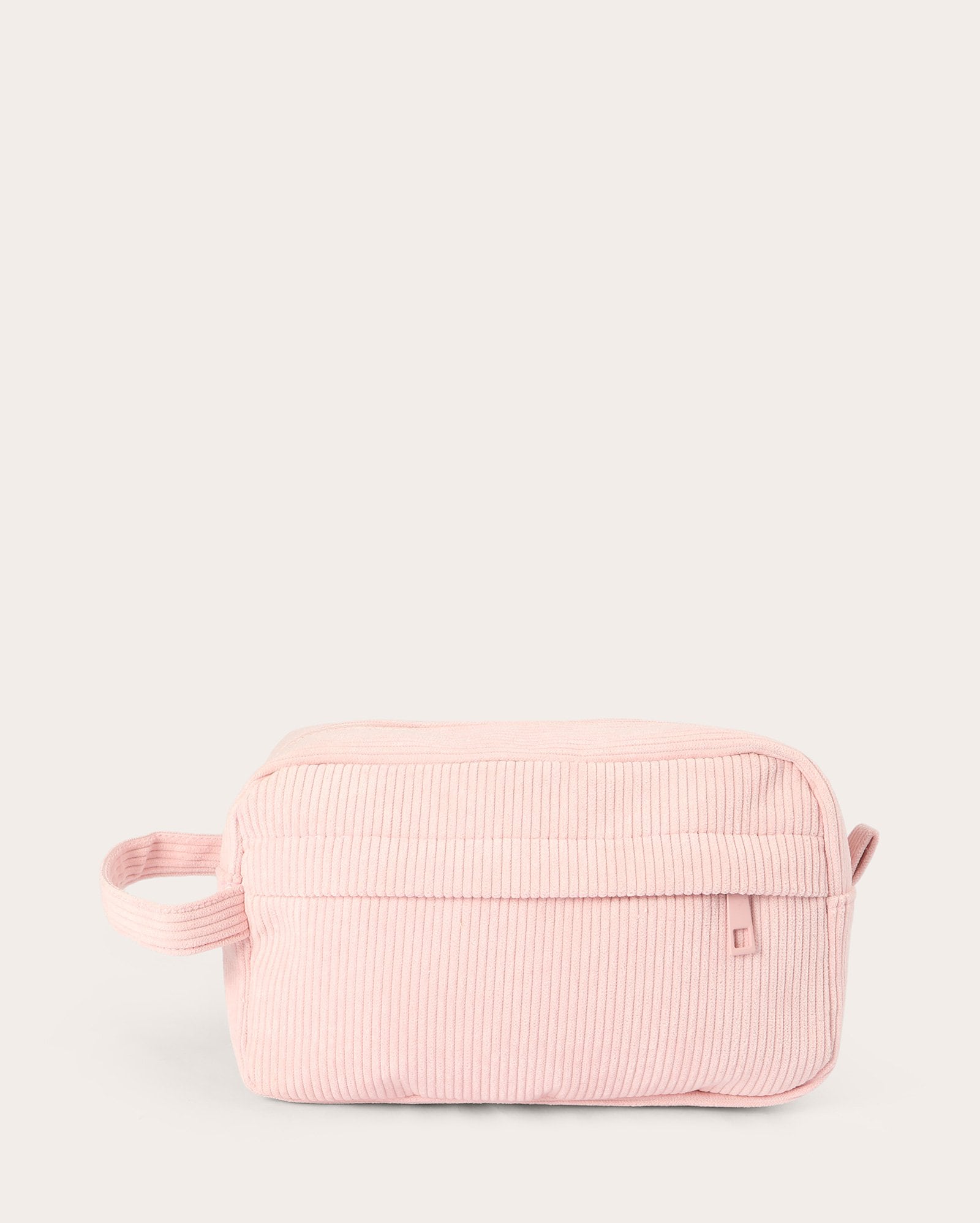 Necessaire feminina canelada - rosa