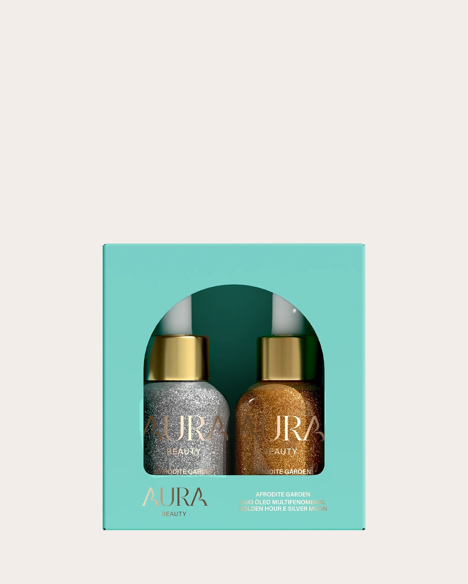 Kit óleo multifuncional 2 itens Afrodite Garden 30ml cada | Aura Beauty