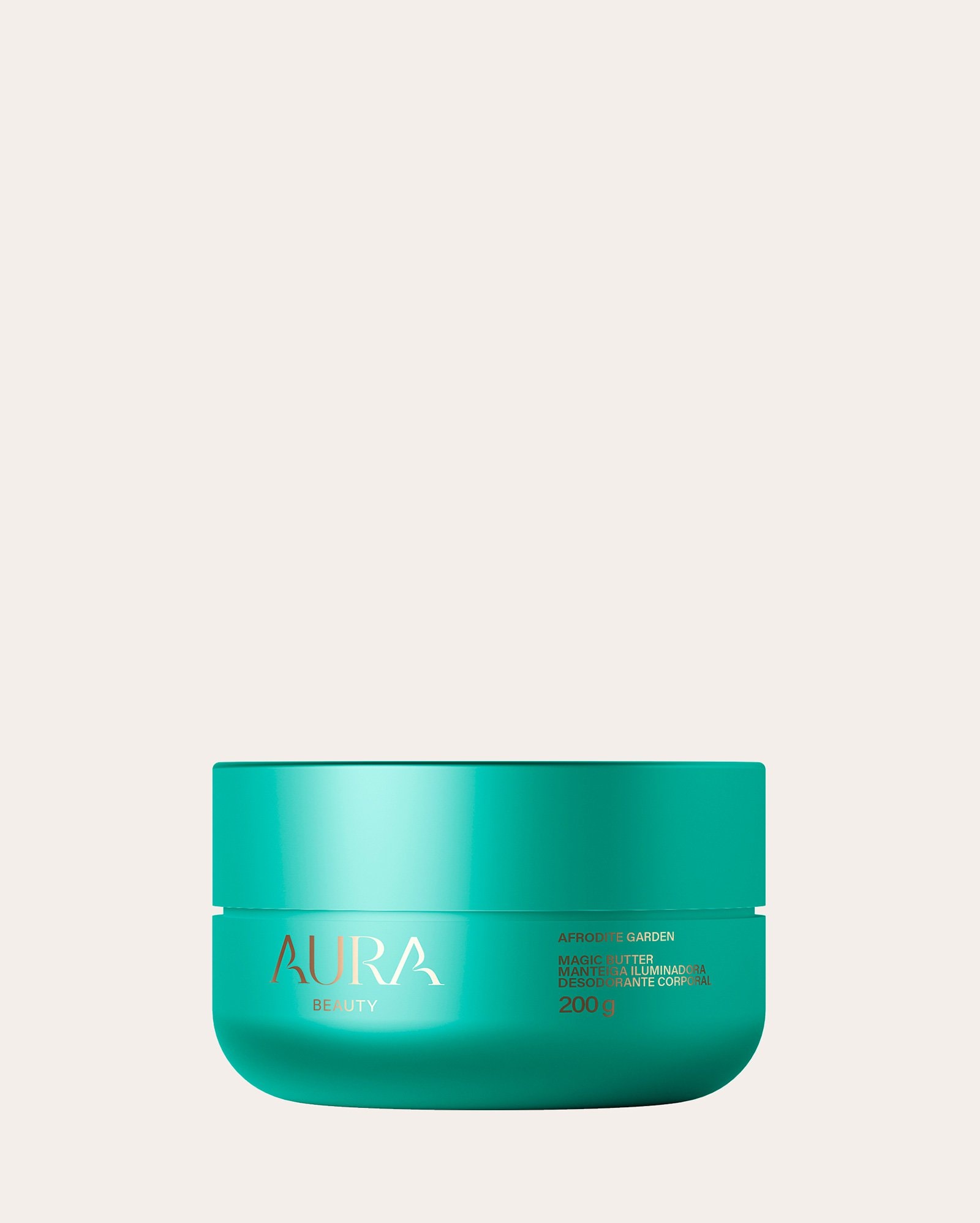 Manteiga corporal iluminadora Afrodite Garden 200g | Aura Beauty