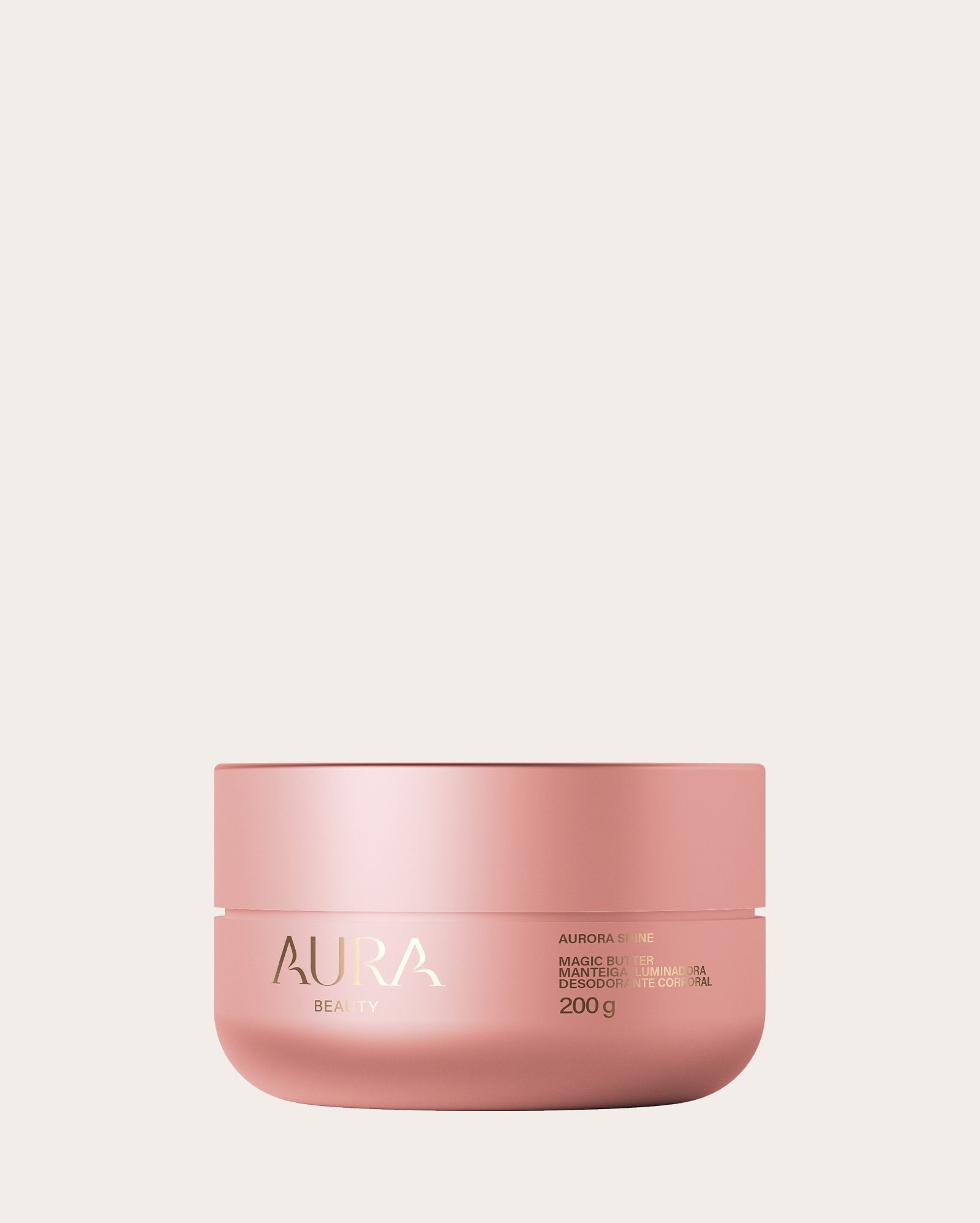 Manteiga corporal iluminadora Aurora Shine 200g | Aura Beauty