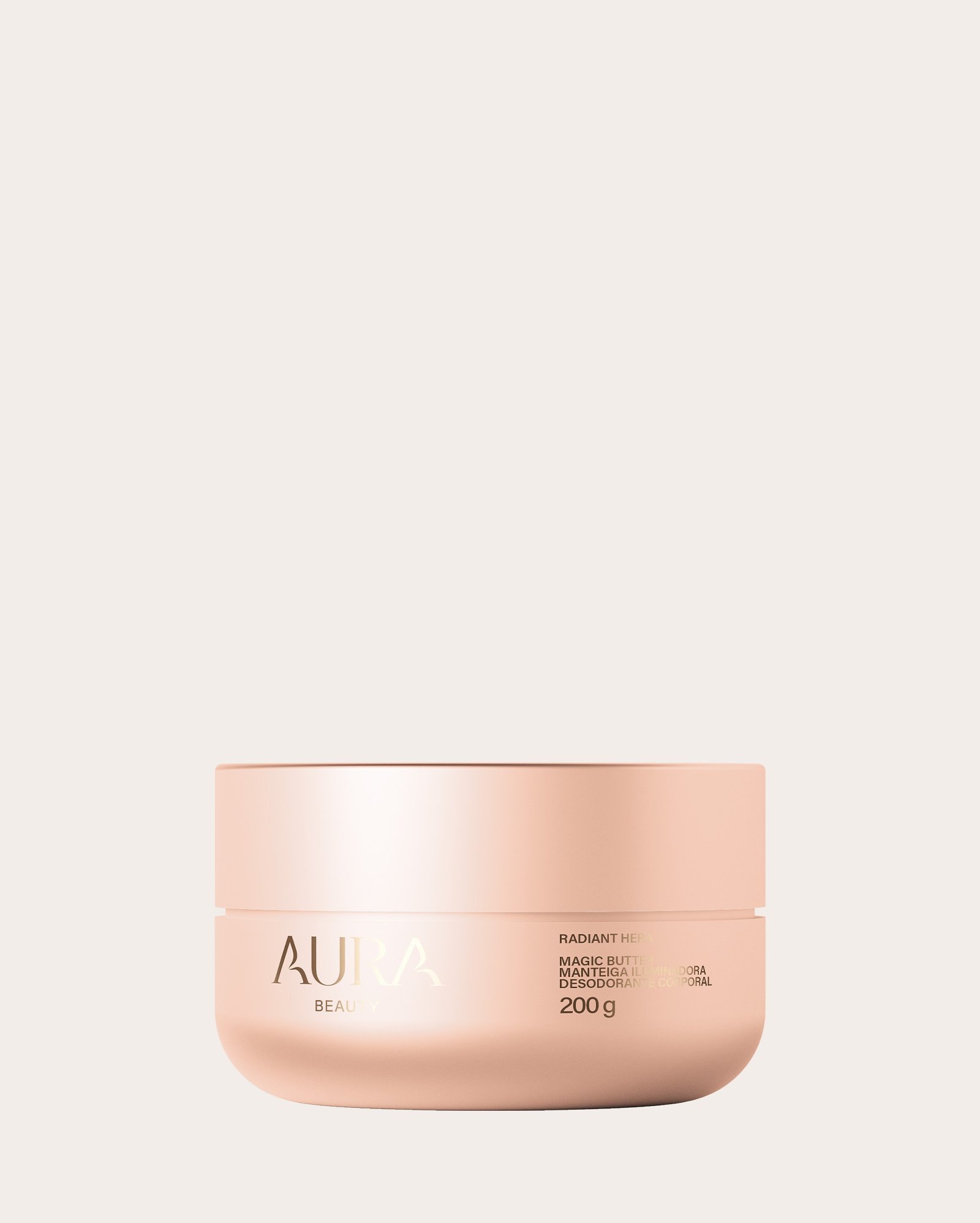 Manteiga corporal iluminadora Radiant Hera 200g | Aura Beauty