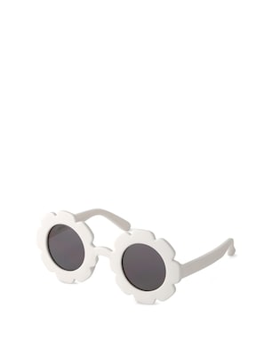 Óculos de sol infantil floral - branco | Carter's