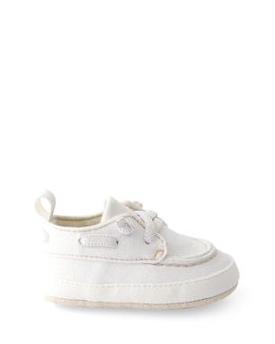 Mocassim bebê pespontado - branco | Carter's