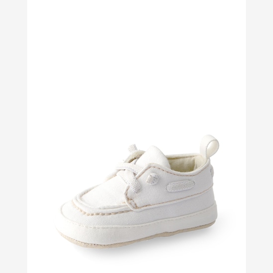 Mocassim bebê pespontado - branco | Carter's