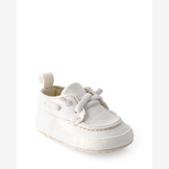 Mocassim bebê pespontado - branco | Carter's