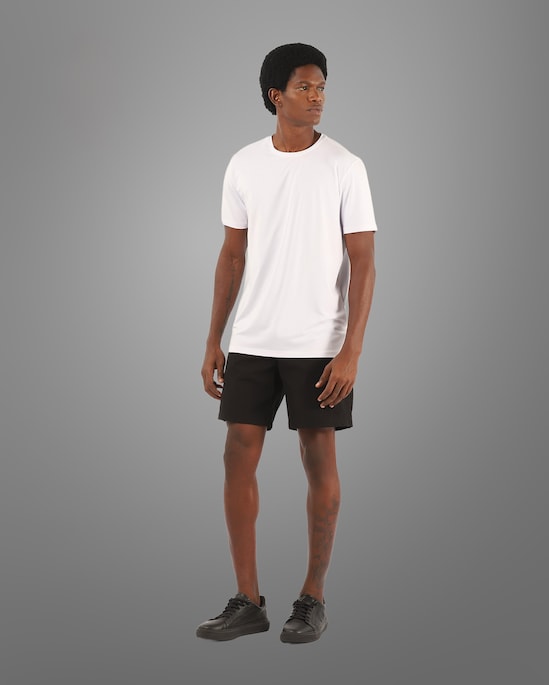 Camiseta masculina regular Tech UltraFresh - branca
