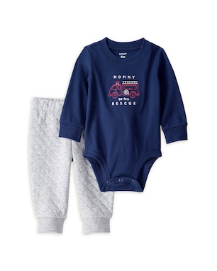 Conjunto longo bebê 2 peças matelassê - multicor | Carter's