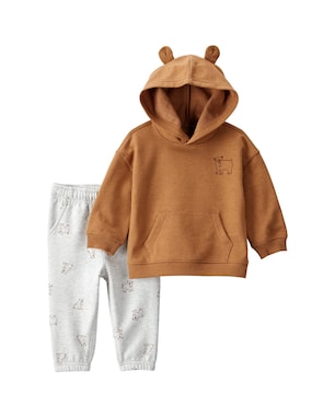 Conjunto longo bebê 2 peças urso - multicor | Carter's