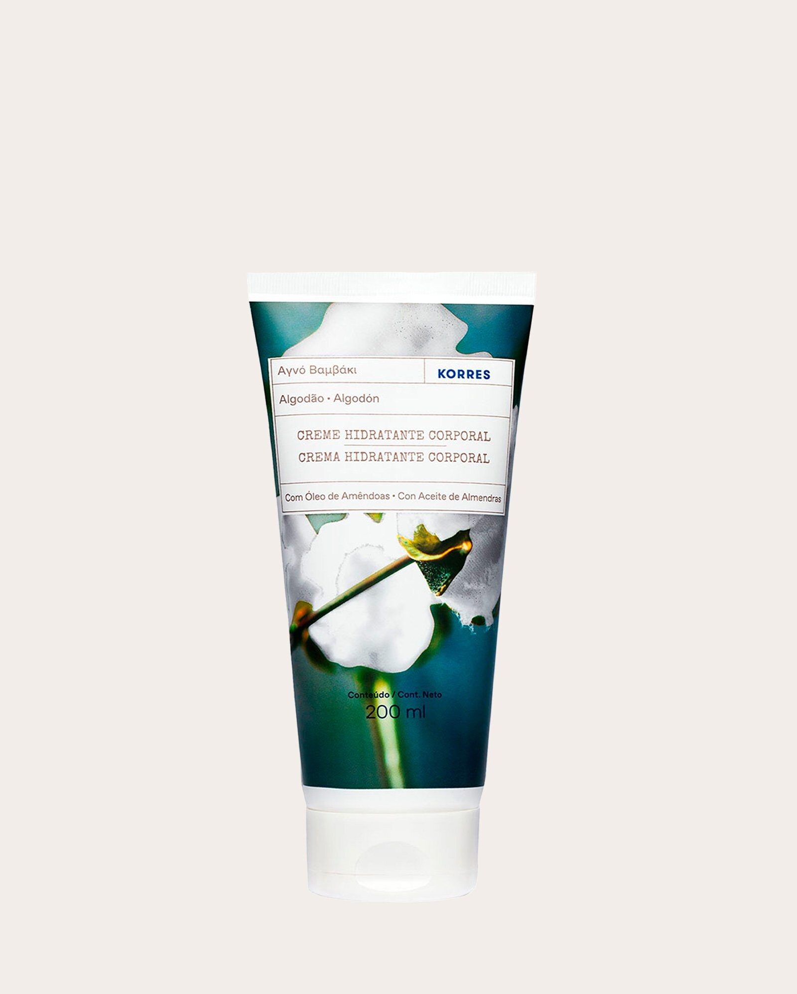 Hidratante corporal algodão 200ml | Korres