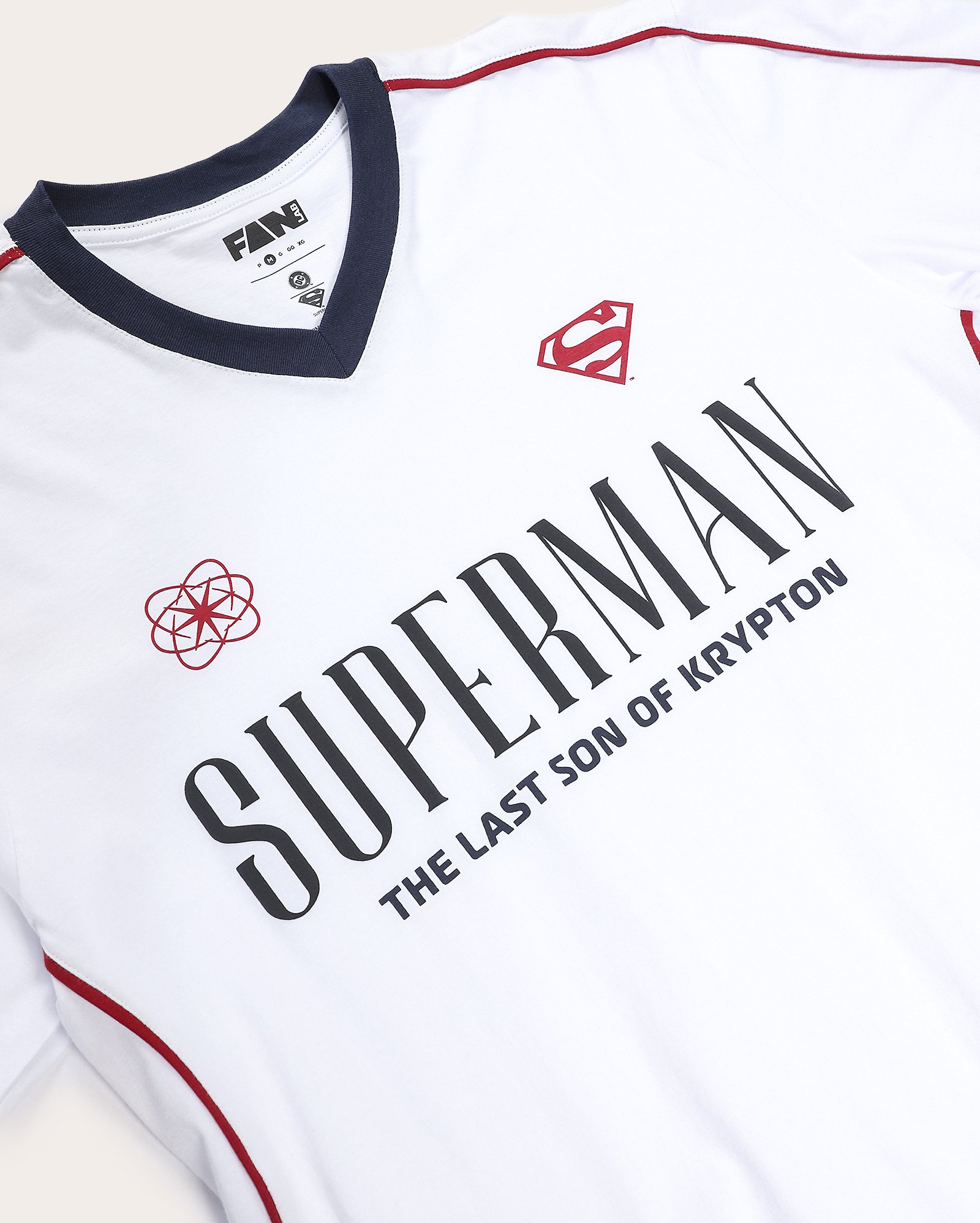 Riachuelo | Camiseta masculina esportiva Superman - branca | FANLAB