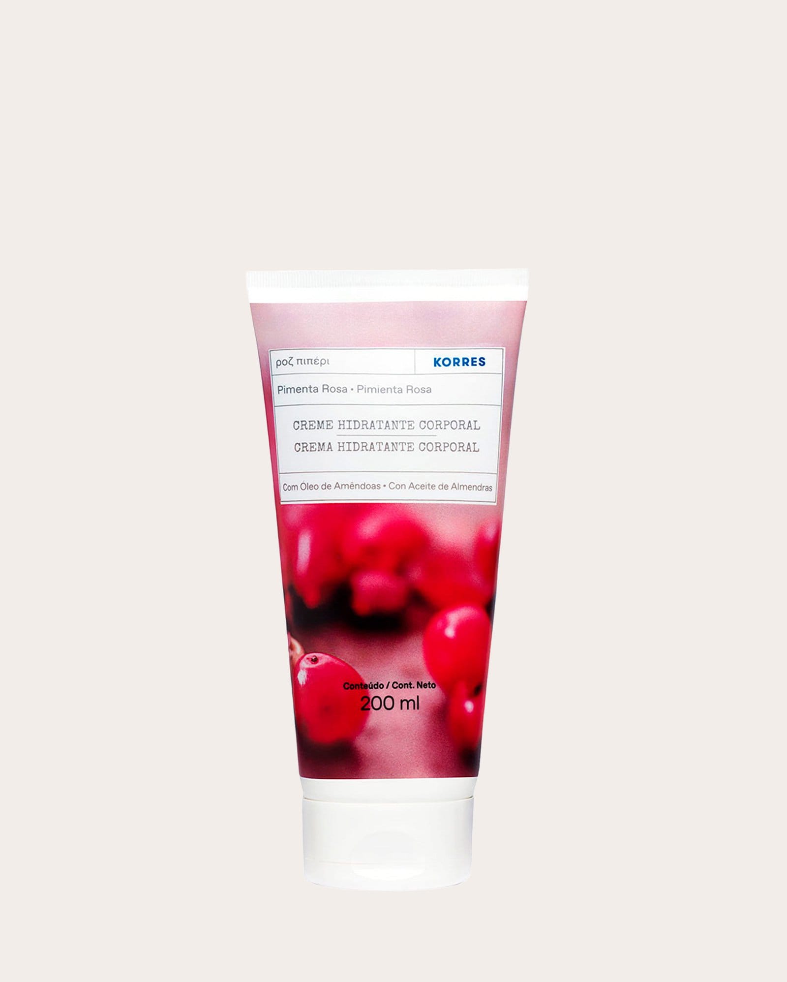 Hidratante corporal pimenta rosa 200ml | Korres