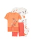 Pijama infantil 4 peças caranguejo e praia - multicor | Carter's