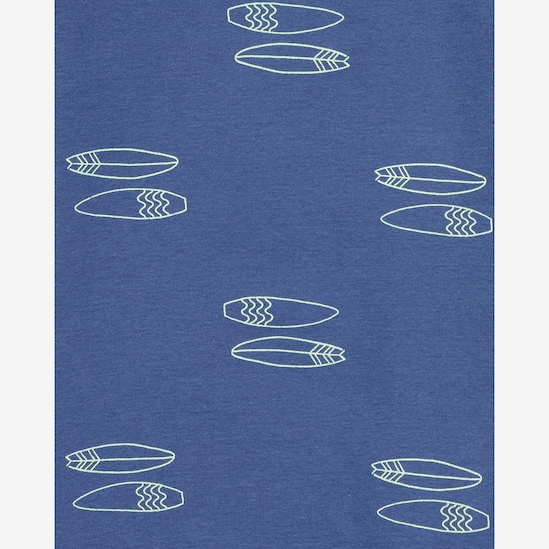 Pijama infantil 4 peças tubarão e surf - azul | Carter's