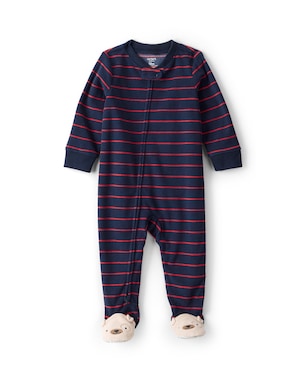 Macacão pijama bebê em fleece cachorro - azul | Carter's