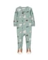 Macacão pijama bebê com pezinho cachorros - verde | Carter's