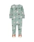 Macacão pijama infantil com pezinho cachorros - verde | Carter's