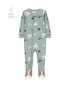 Macacão pijama infantil com pezinho cachorros - verde | Carter's
