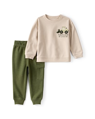 Conjunto longo infantil 2 peças hauling along - multicor | Carter's