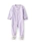 Macacão bebê em fleece coração coala - lilás | Carter's