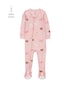 Macacão pijama bebê com pezinho cachorros - rosa | Carter's