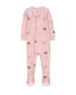 Macacão pijama infantil com pezinho cachorros - rosa | Carter's