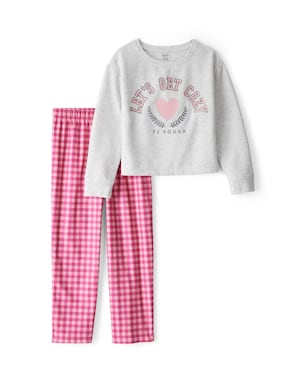 Pijama longo infantil 2 peças em fleece xadrez - multicor | Carter's