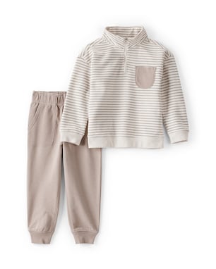 Conjunto longo infantil 2 peças listrado - multicor | Carter's