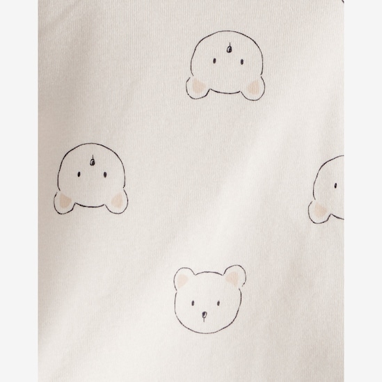 Jardineira bebê sherpa com blusa - multicor | Carter's