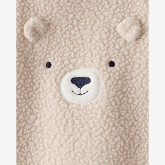 Jardineira bebê sherpa com blusa - multicor | Carter's