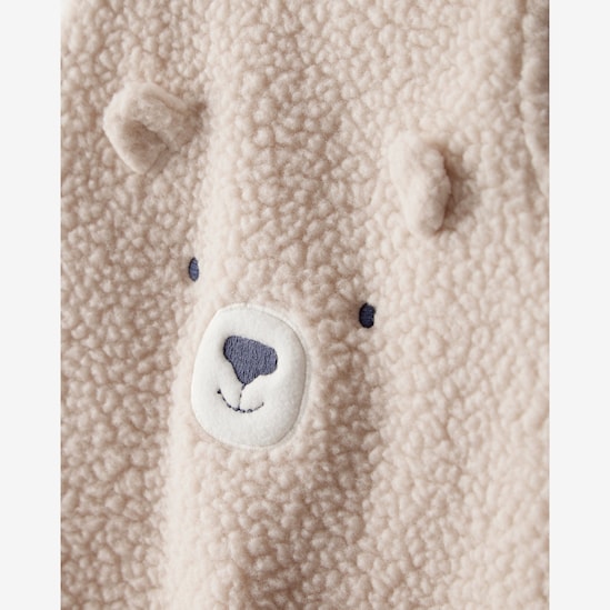 Jardineira bebê sherpa com blusa - multicor | Carter's