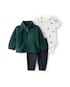 Conjunto longo bebê 3 peças sherpa - multicor | Carter's