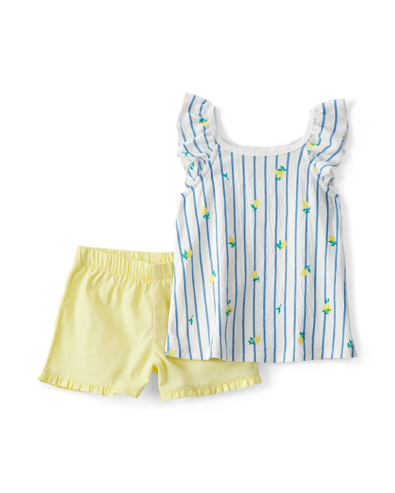 Conjunto curto infantil 2 peças limão - multicor | Carter's
