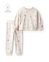 Conjunto longo infantil 2 peças corações - bege | Carter's