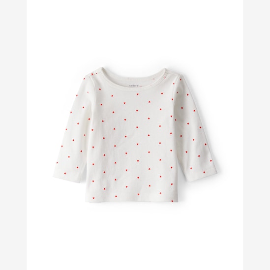 Salopete bebê veludo corações com blusa e meia calça - multicor | Carter's