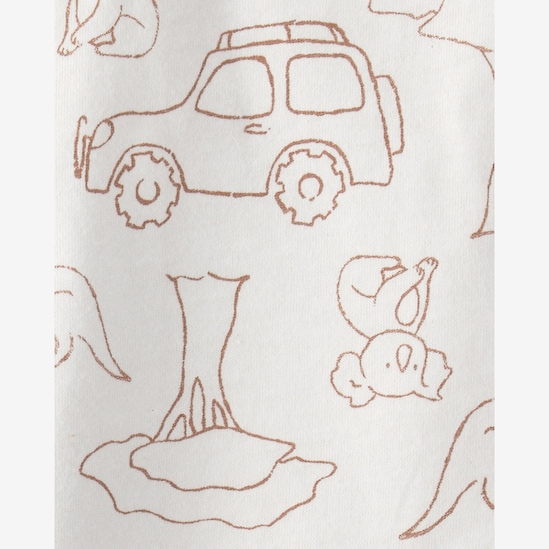 Conjunto curto bebê 2 peças safari - multicor | Carter's