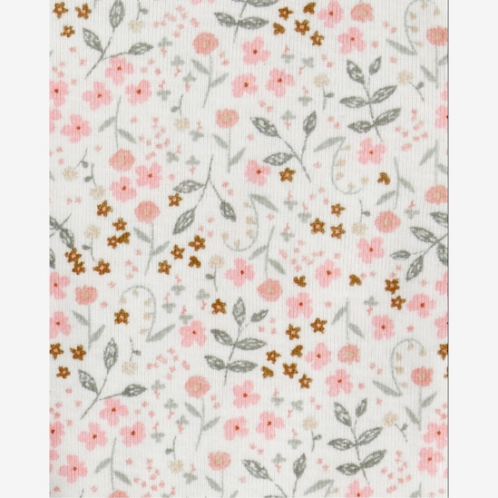 Conjunto longo bebê 3 peças floral - multicor | Carter's