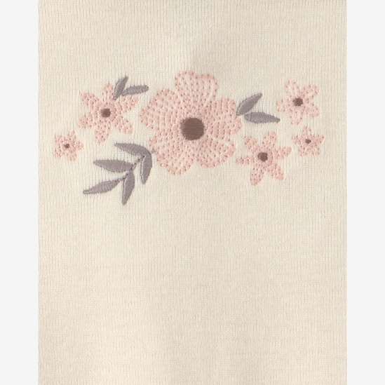 Conjunto curto bebê 3 peças floral - multicor | Carter's