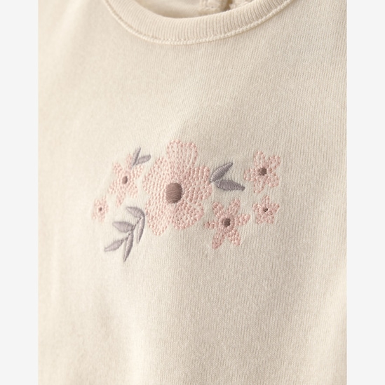 Conjunto curto bebê 3 peças floral - multicor | Carter's